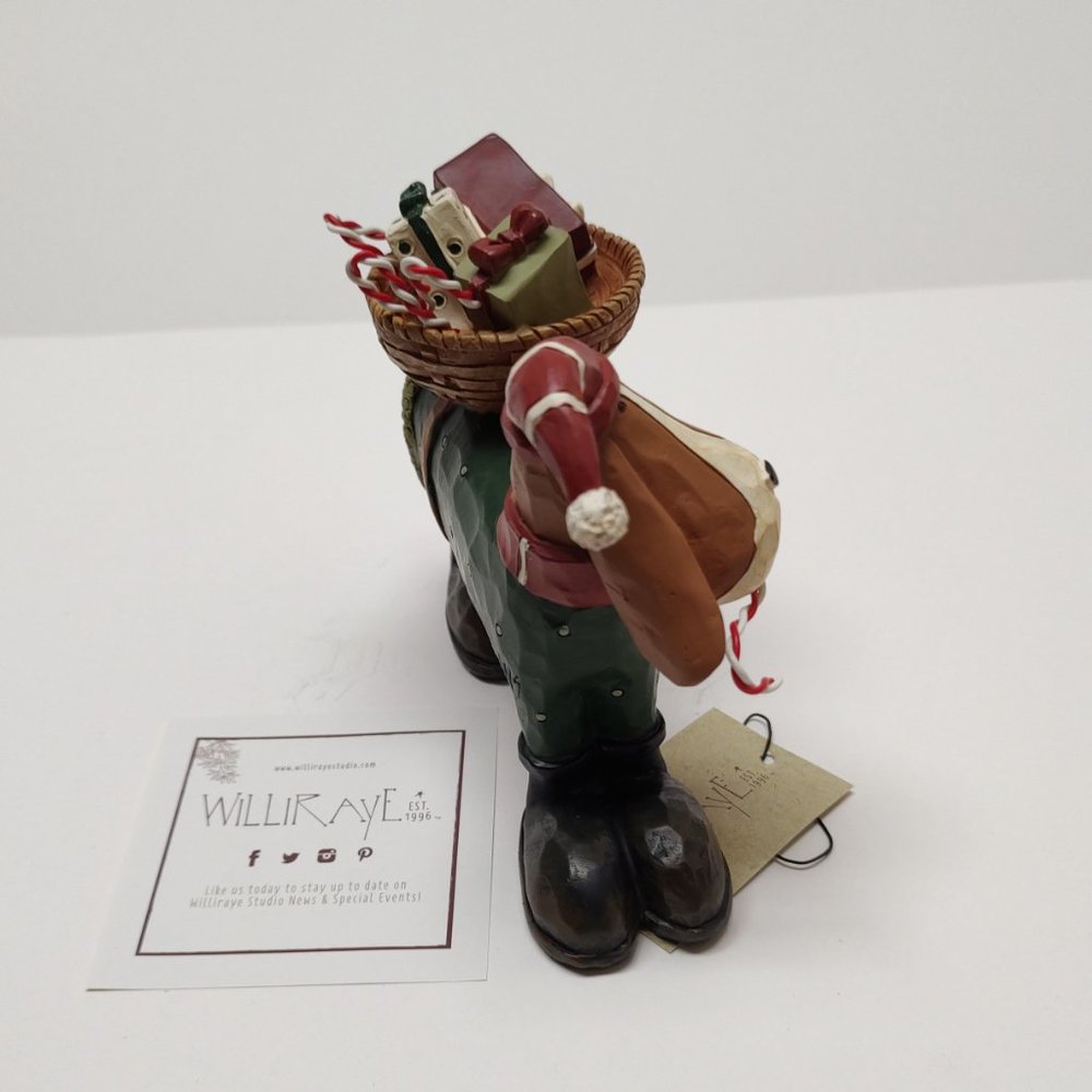 Williraye Studio - Christmas - Candy Cane Dog with Basket - Picture 4 of 5
